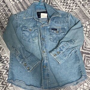 Kids Denim Button-Up Shirt